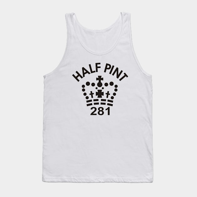 Imperial Half Pint Measure Symbol Tank Top by Flabbart